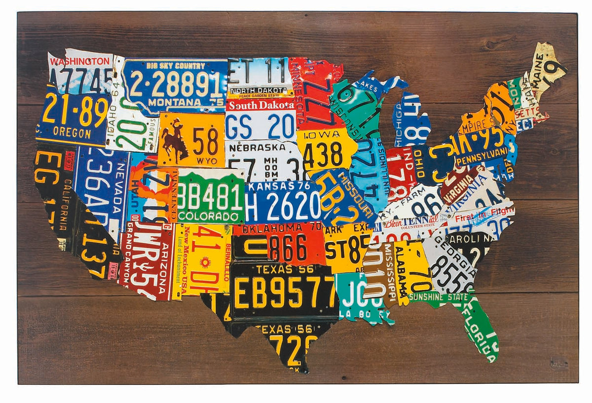 License Plate Map (Pkg. 2) W1891
