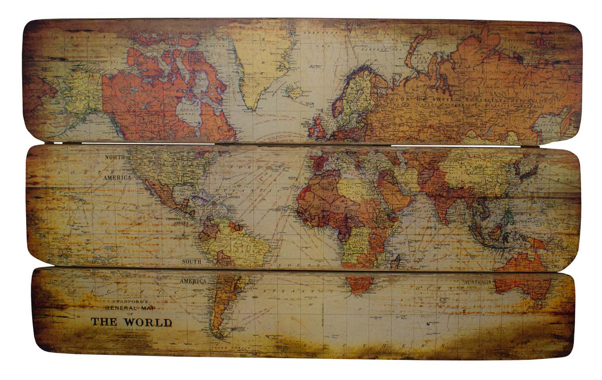 World Map (Pkg. 2) W2360