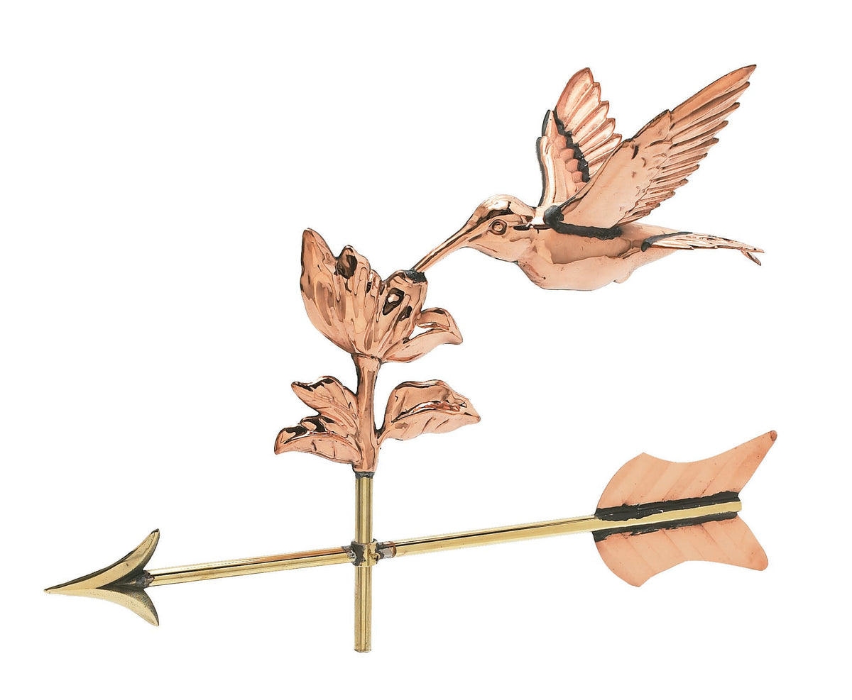 Pol. Cottage 3-D Hummingbird W/ Arrow