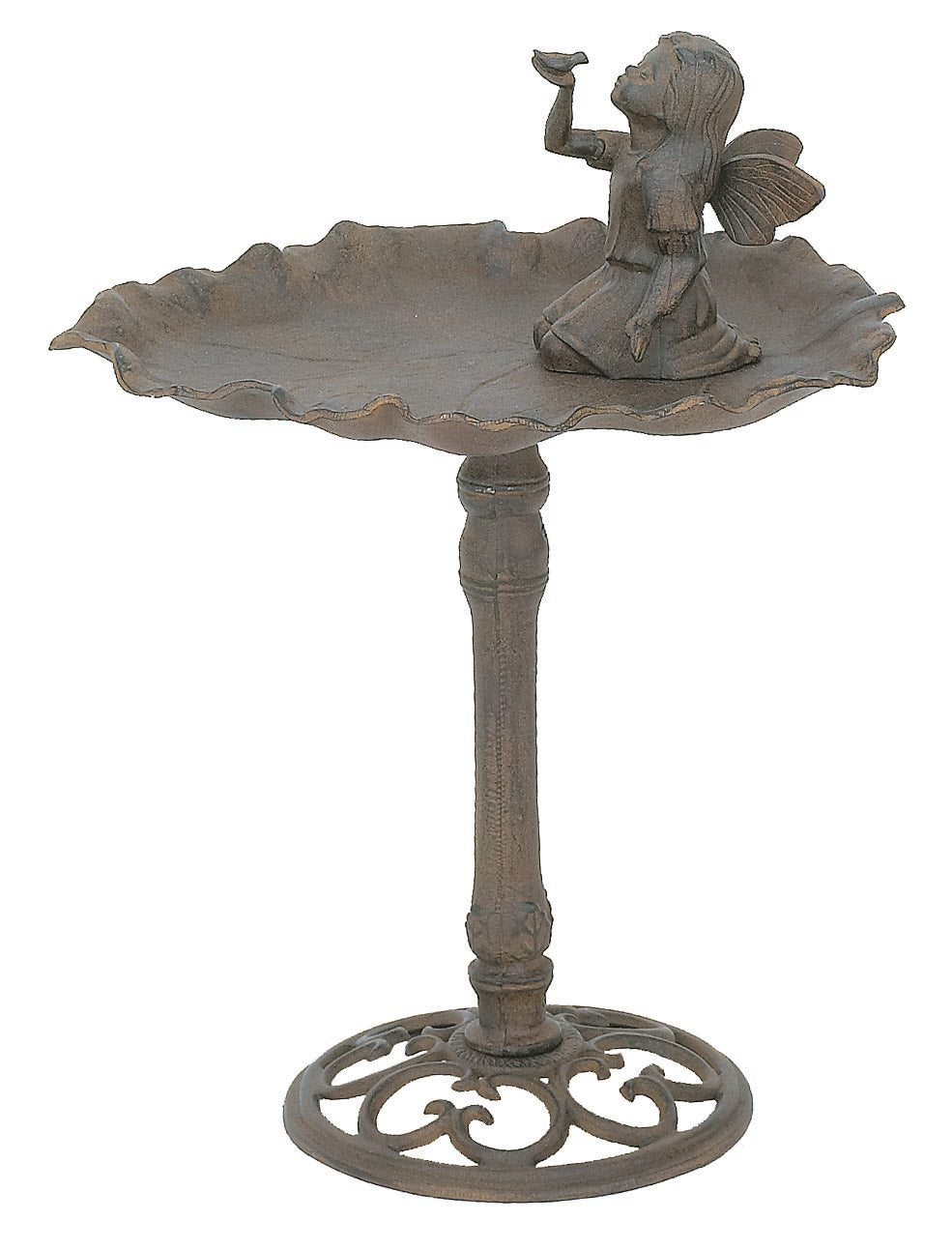 Fairy Bird Bath (Rust) X1268