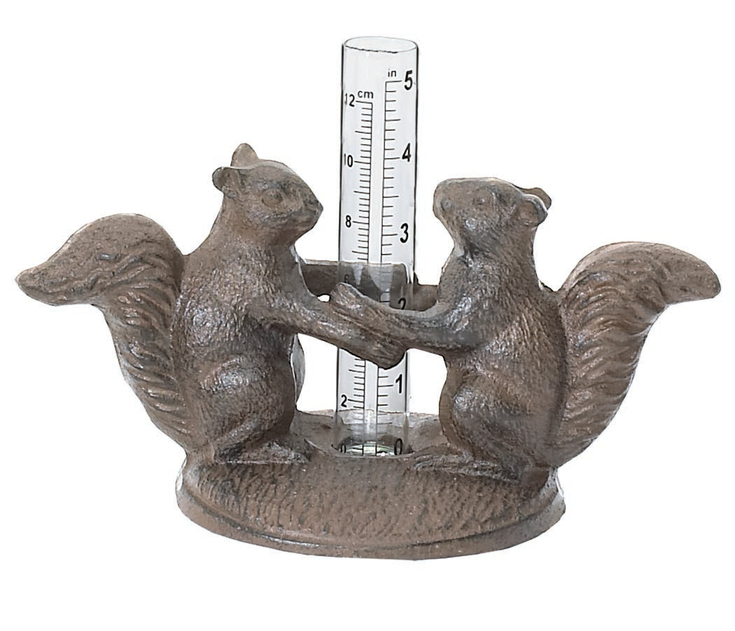Squirrel Rain Gauge (Rust) R