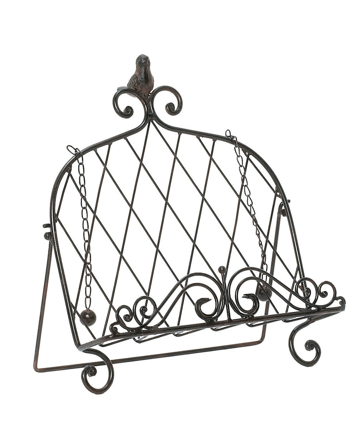 Book Holder W/ Bird (Pkg. 2) (Black) X3052