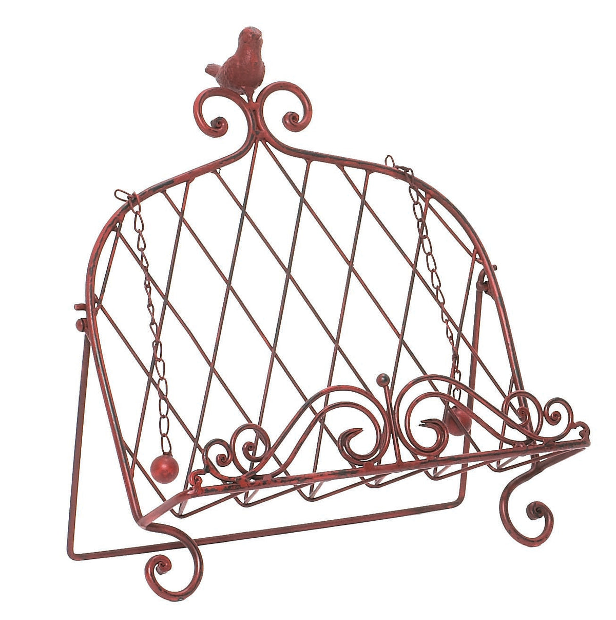 Book Holder W/ Bird (Red) (Pkg. 2) X3055
