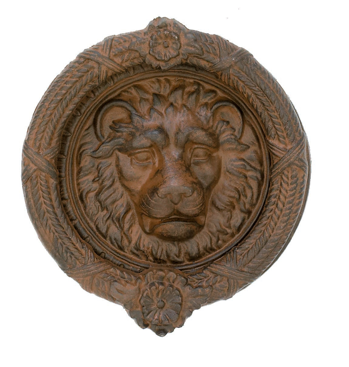 Lion Door Knocker – Rust X3517