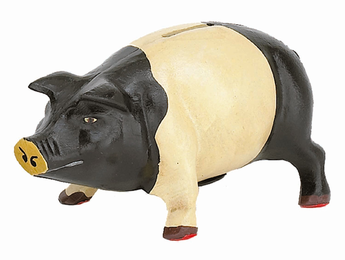 Black & White Pig Bank (Pkg. 2) X421
