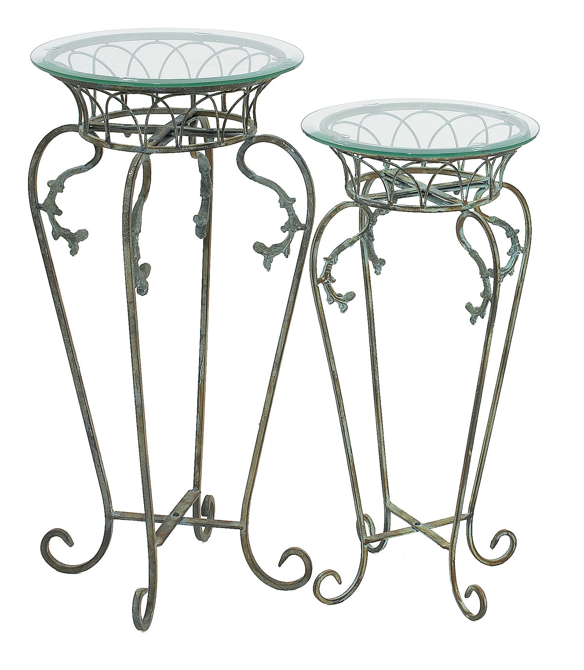 S/2  Round Plant Stands  (Min. 2) X9083